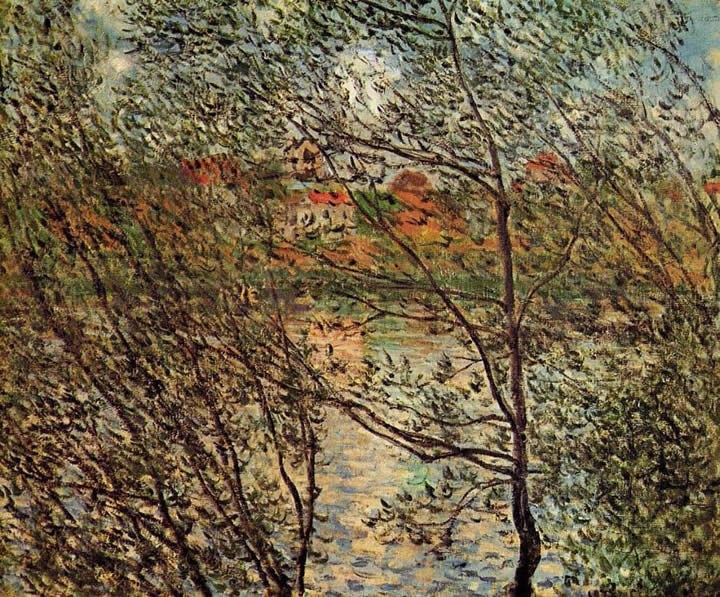 Claude Monet Springtime through the Branches